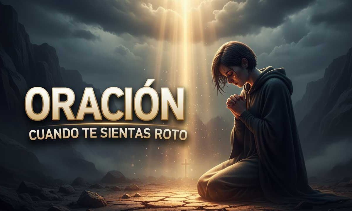 Oración Cuando Te Sientas Roto: Palabras a Dios Que Cambiarán Tu Angustia