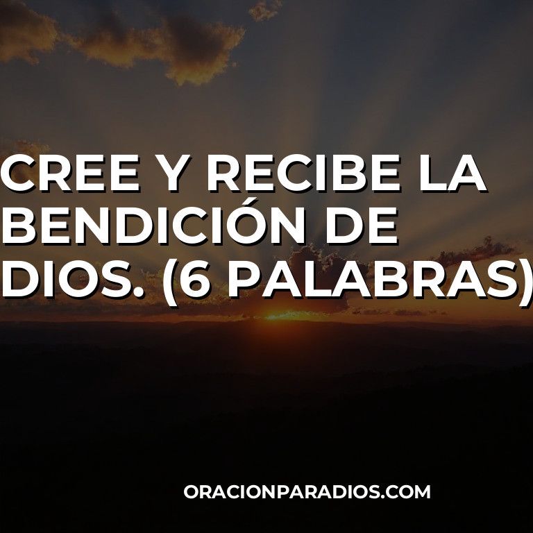 Bendición del Día – 27/12/2025
