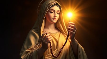 Santo Rosario de Hoy Sábado 18 de Abril de 2026 – Misterios Gozosos