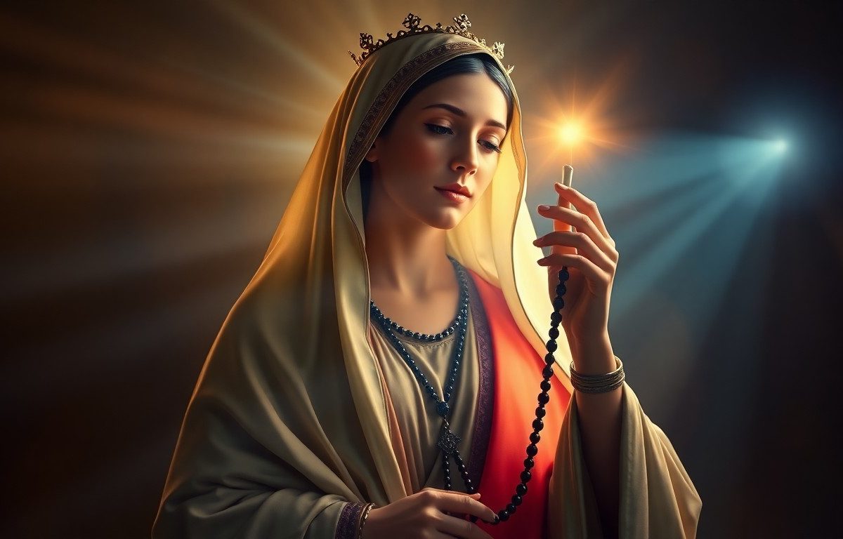 Santo Rosario de Hoy Domingo 10 de Mayo de 2026 – Misterios Gloriosos