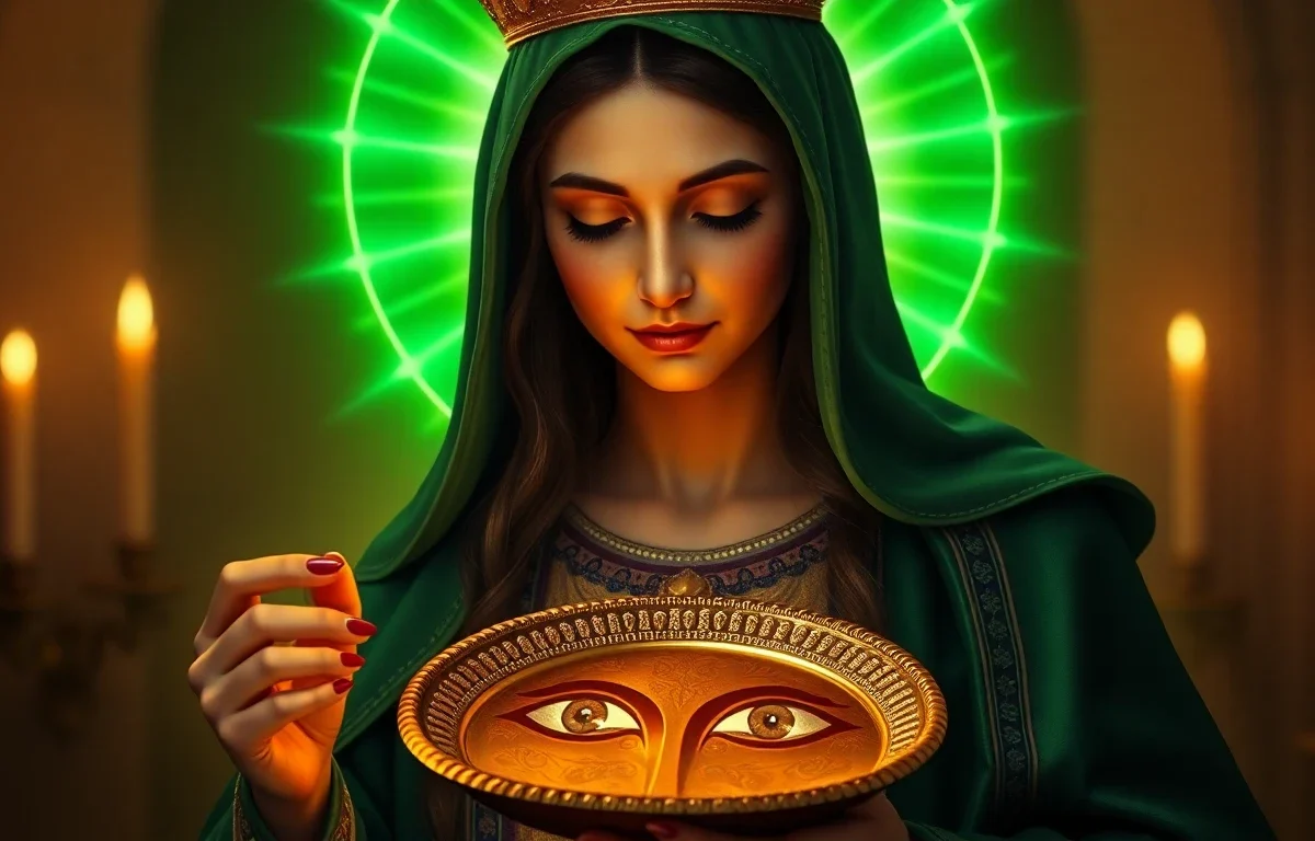 ¡Milagro de Luz Celestial! Oración de Sanación Poderosa a Santa Lucía para Sanar Cuerpo, Alma y Proteger a tu Familia
